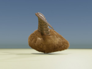 Display Horns Statue 3D मॉडल
