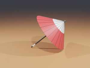 Japanese Umbrella 3D 모델