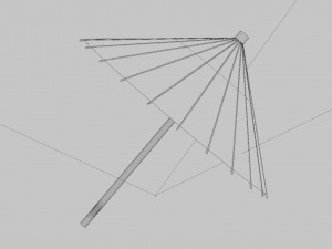Japanese Umbrella Modèle 3D