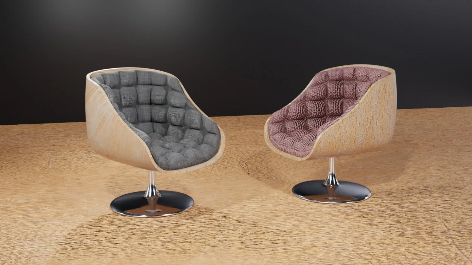 Bubble Chairs 3D Model .c4d .max .obj .3ds .fbx .stl .blend 