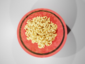 Noodles In a Bowl Modelo 3D