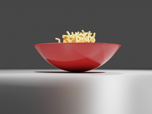 Noodles In a Bowl Modelo 3D