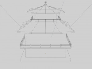 Kinkakuji Temple 3D Model