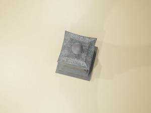 Pagoda Statue Garden 3D Model