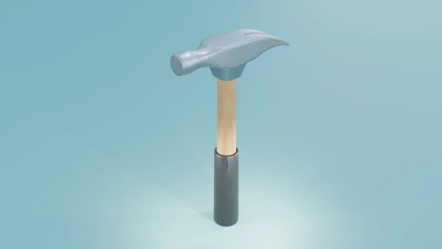 Martelo Modelo 3D .c4d .max .obj .3ds .fbx .stl .blend 