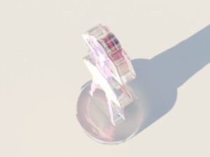 Acrylic Stand Hoshino Ai Idol Form 1 - Oshi no Ko 3D Model