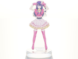 Acrylic Stand Hoshino Ai Idol Form 1 - Oshi no Ko 3D Model
