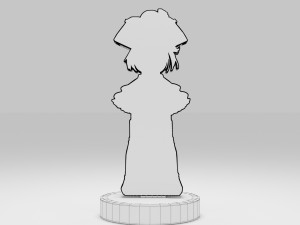 Acrylic Stand Hoshino Ai Idol Form 1 - Oshi no Ko 3D Model