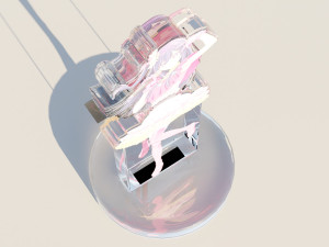 Acrylic Stand Hoshino Ai Idol Form 2 - Oshi no Ko Modelo 3D