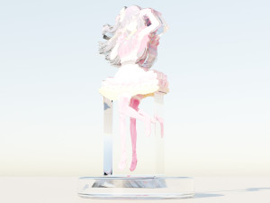 Acrylic Stand Hoshino Ai Idol Form 2 - Oshi no Ko Modelo 3D