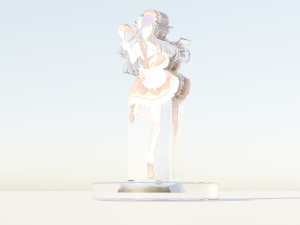 Acrylic Stand Hoshino Ai Valentine Visual - Oshi no Ko Modello 3D