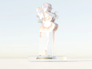 Acrylic Stand Hoshino Ai Valentine Visual - Oshi no Ko 3D Model