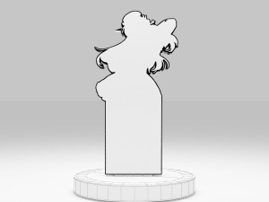 Acrylic Stand Hoshino Ai Valentine Visual - Oshi no Ko Modello 3D