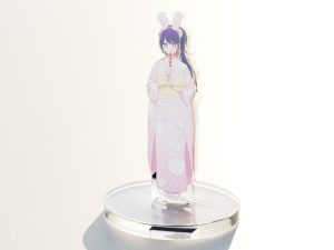 Acrylic Stand Hoshino Ai New Year Visual - Oshi no Ko 3D Model