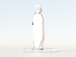 Acrylic Stand Hoshino Ai New Year Visual - Oshi no Ko Modelo 3D