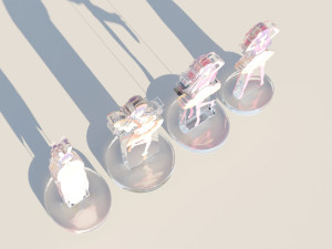 Acrylic Stand All Hoshino Ai - Oshi no Ko 3D मॉडल