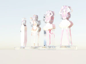 Acrylic Stand All Hoshino Ai - Oshi no Ko 3D Model