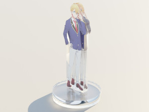 Acrylic Stand Aqua Hoshino - Oshi no Ko 3D-Modell
