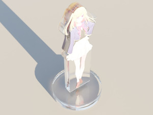 Acrylic Stand Ruby Hoshino - Oshi no Ko Modelo 3D