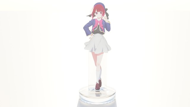 Acrylic Stand Kana Arima - Oshi no Ko 3D मॉडल .c4d .max .obj .3ds .fbx .stl .blend 