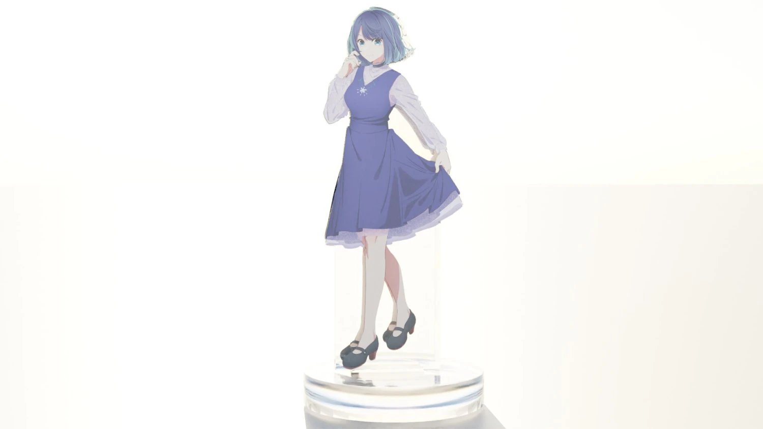 Acrylic Stand Akane Kurokawa - Oshi no Ko 3D Model .c4d .max .obj .3ds .fbx .stl .blend 