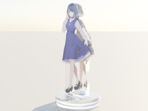 Acrylic Stand Akane Kurokawa - Oshi no Ko 3D Model
