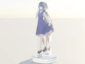 Acrylic Stand Akane Kurokawa - Oshi no Ko 3D Model