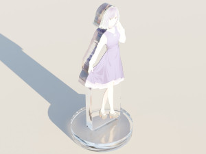 Acrylic Stand Akane Kurokawa - Oshi no Ko 3D Model