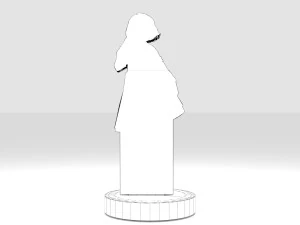 Acrylic Stand Akane Kurokawa - Oshi no Ko 3D Model