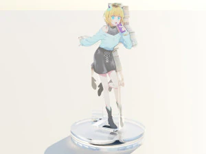 Acrylic Stand Mem-Cho - Oshi no Ko 3D Model