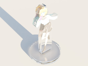 Acrylic Stand Mem-Cho - Oshi no Ko 3D Model