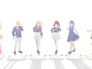 Acrylic Stand All Main Characters Oshi no Ko 3D Модель