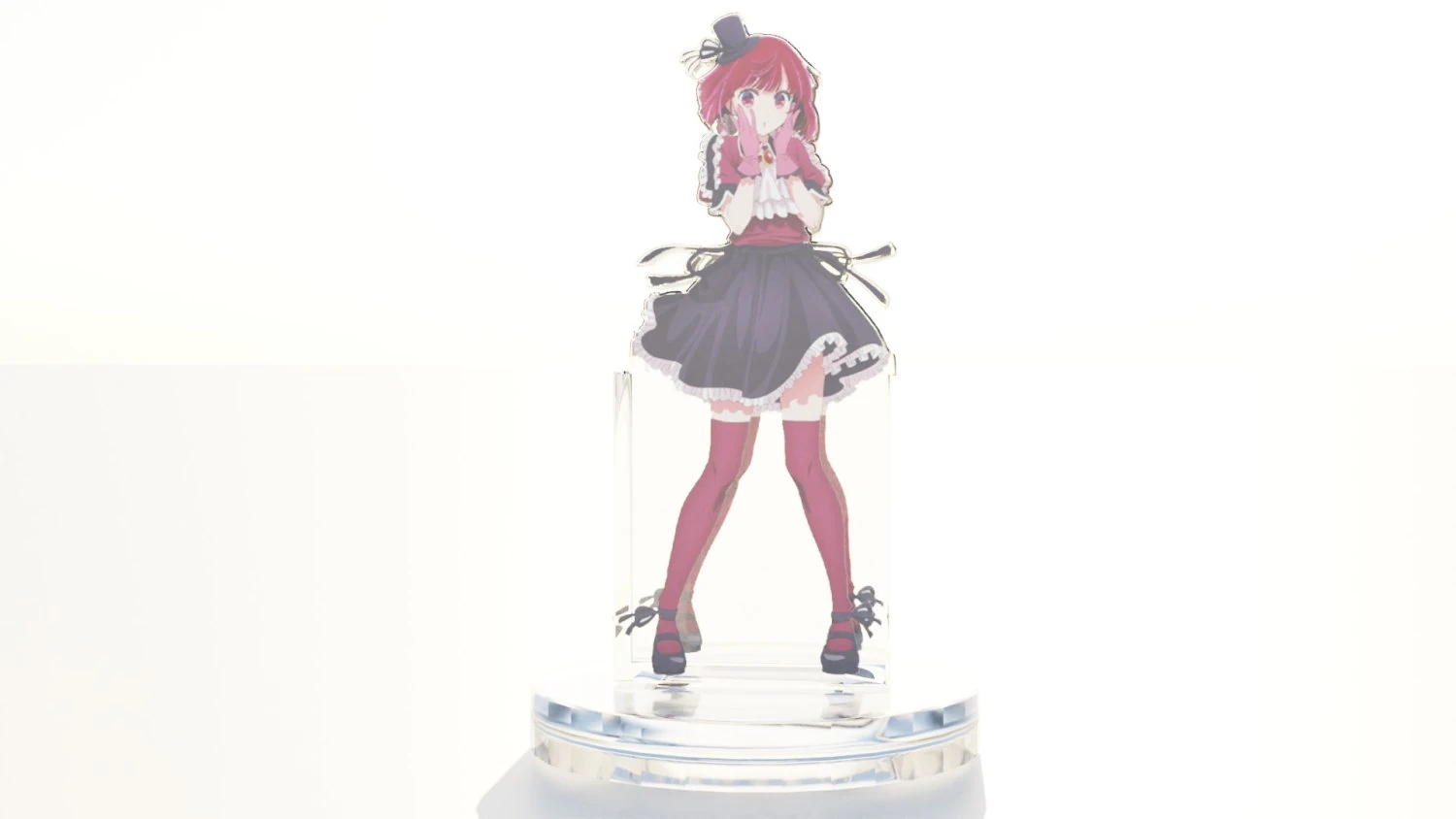 Acrylic Stand Kana Arima B-Komachi - Oshi no Ko 3D Model .c4d .max .obj .3ds .fbx .stl .blend