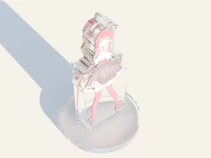 Acrylic Stand Kana Arima B-Komachi - Oshi no Ko 3D Model