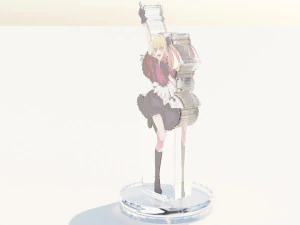 Acrylic Stand Ruby Hoshino B-Komachi - Oshi no Ko 3D Model