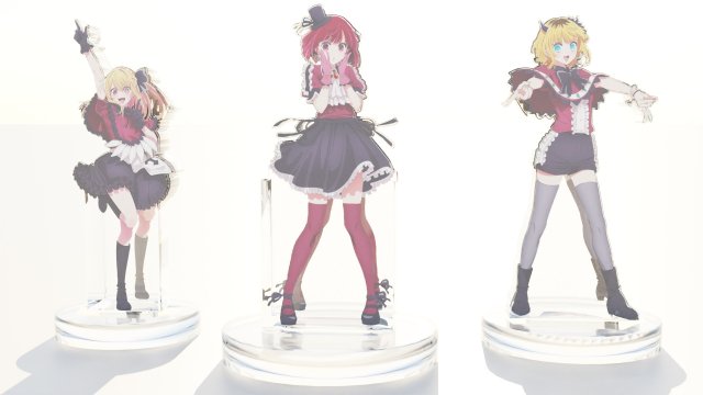 Acrylic Stand All Member B-Komachi - Oshi no Ko Modèle 3D .c4d .max .obj .3ds .fbx .stl .blend 