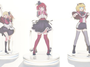 Acrylic Stand All Member B-Komachi - Oshi no Ko 3D Model