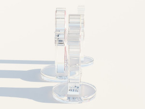 Acrylic Stand All Member B-Komachi - Oshi no Ko Modèle 3D