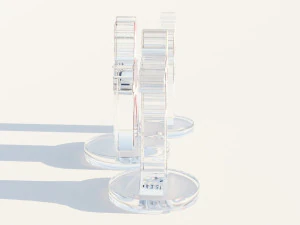 Acrylic Stand All Member B-Komachi - Oshi no Ko 3D Model