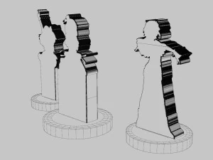 Acrylic Stand All Member B-Komachi - Oshi no Ko 3D Model