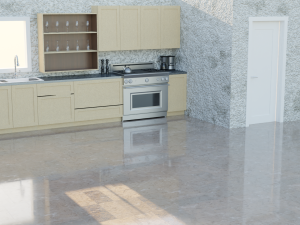 Minimalist Handlesless Kitchen Cabinet 3Dモデル