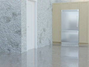 Minimalist Handlesless Kitchen Cabinet 3D Model