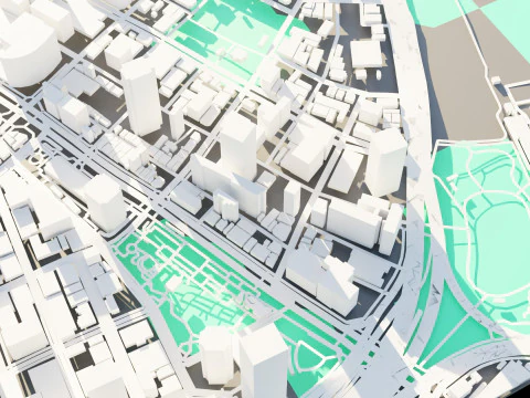 Kobe Giappone Modello 3D