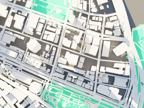 Kobe Giappone Modello 3D