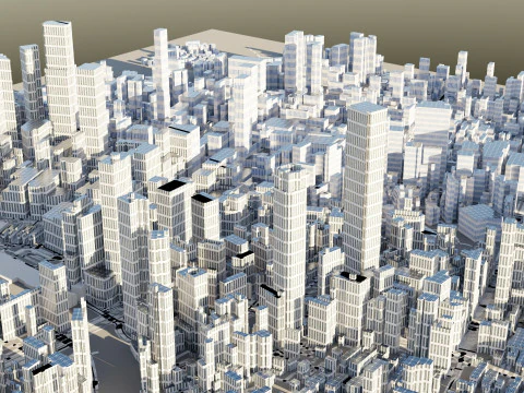 Sendai Japan 3D Model