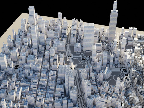 Sendai Japan Modèle 3D