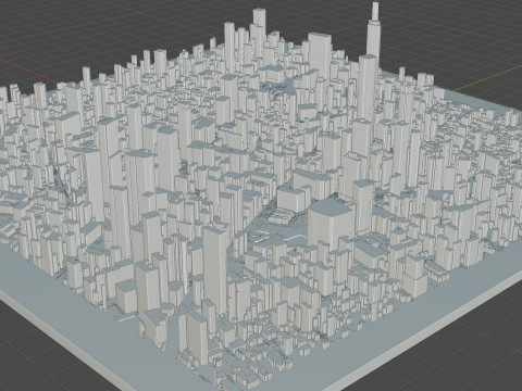 Sendai Japan Modèle 3D