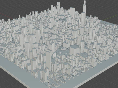 Sendai Japan 3D Model
