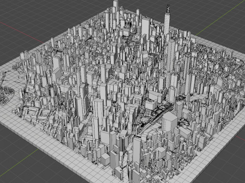 Sendai Japan Modèle 3D