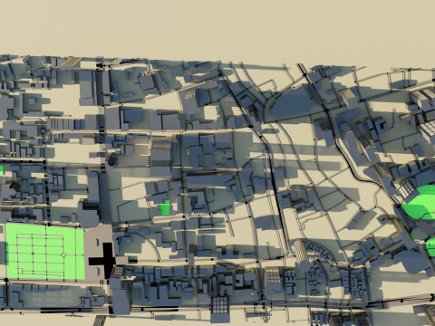 Guangzhou China Citymap Building Modello 3D
